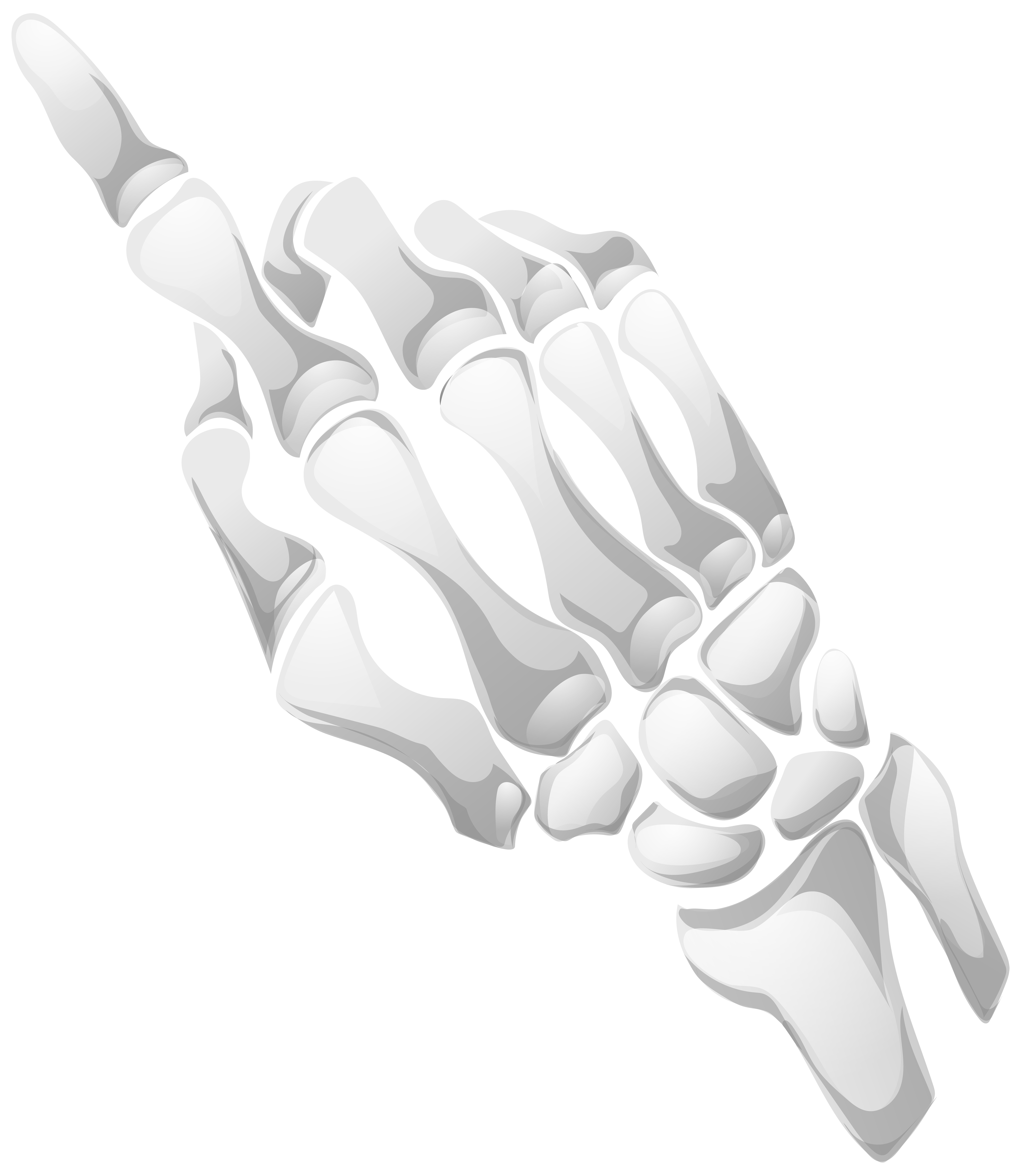 Skeleton Hand Pointing Png | Point Portal