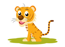 clip art cartoon tiger - Clip Art Library