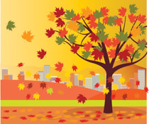 fall clip art backgrounds