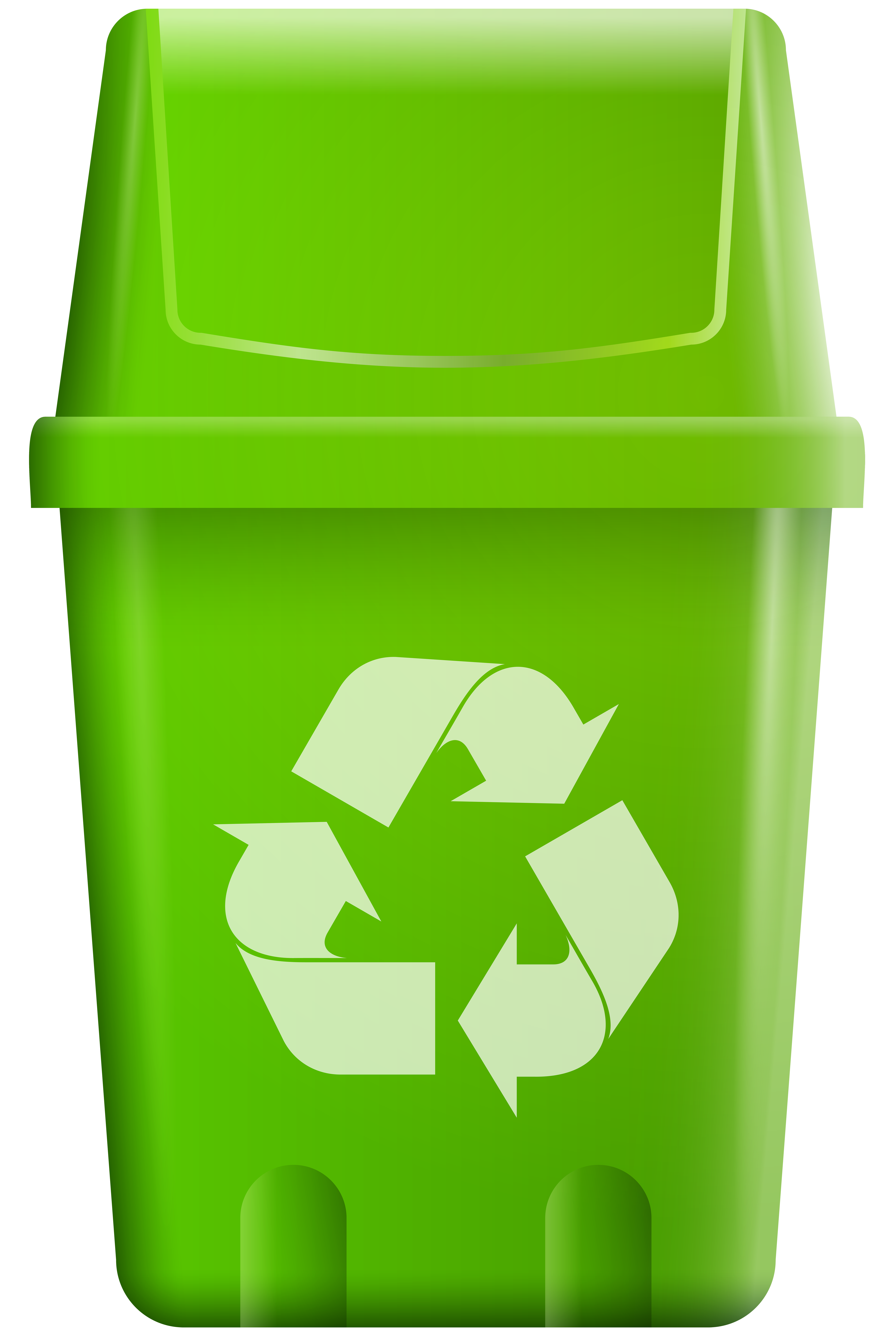 Garbage Trash Bin With Recycle Symbol Png Clip Art Best Web Clipart ...
