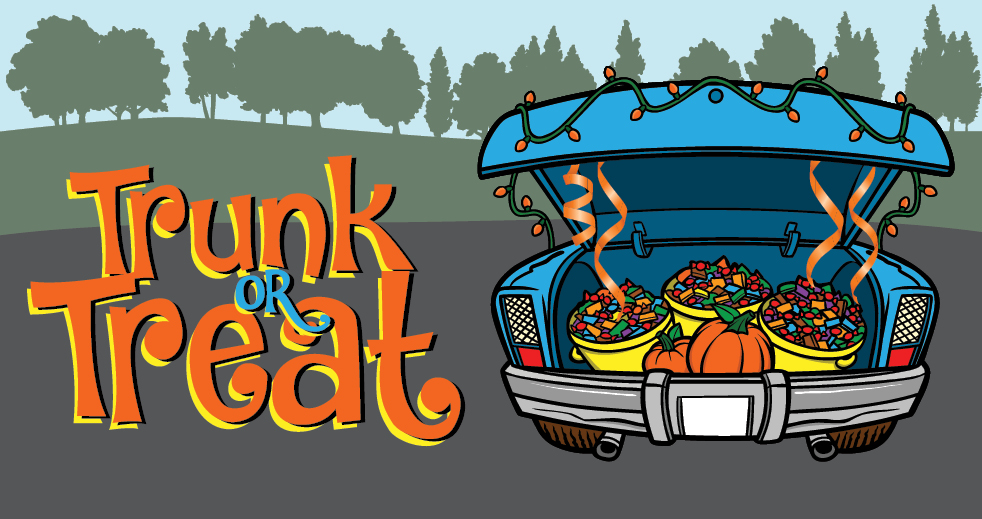 Trunk Or Treat Banner Clip Art