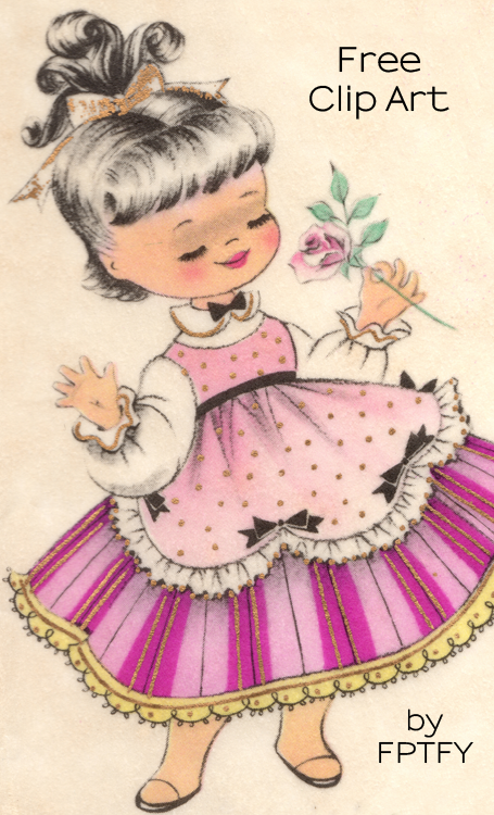 pretty girl clipart