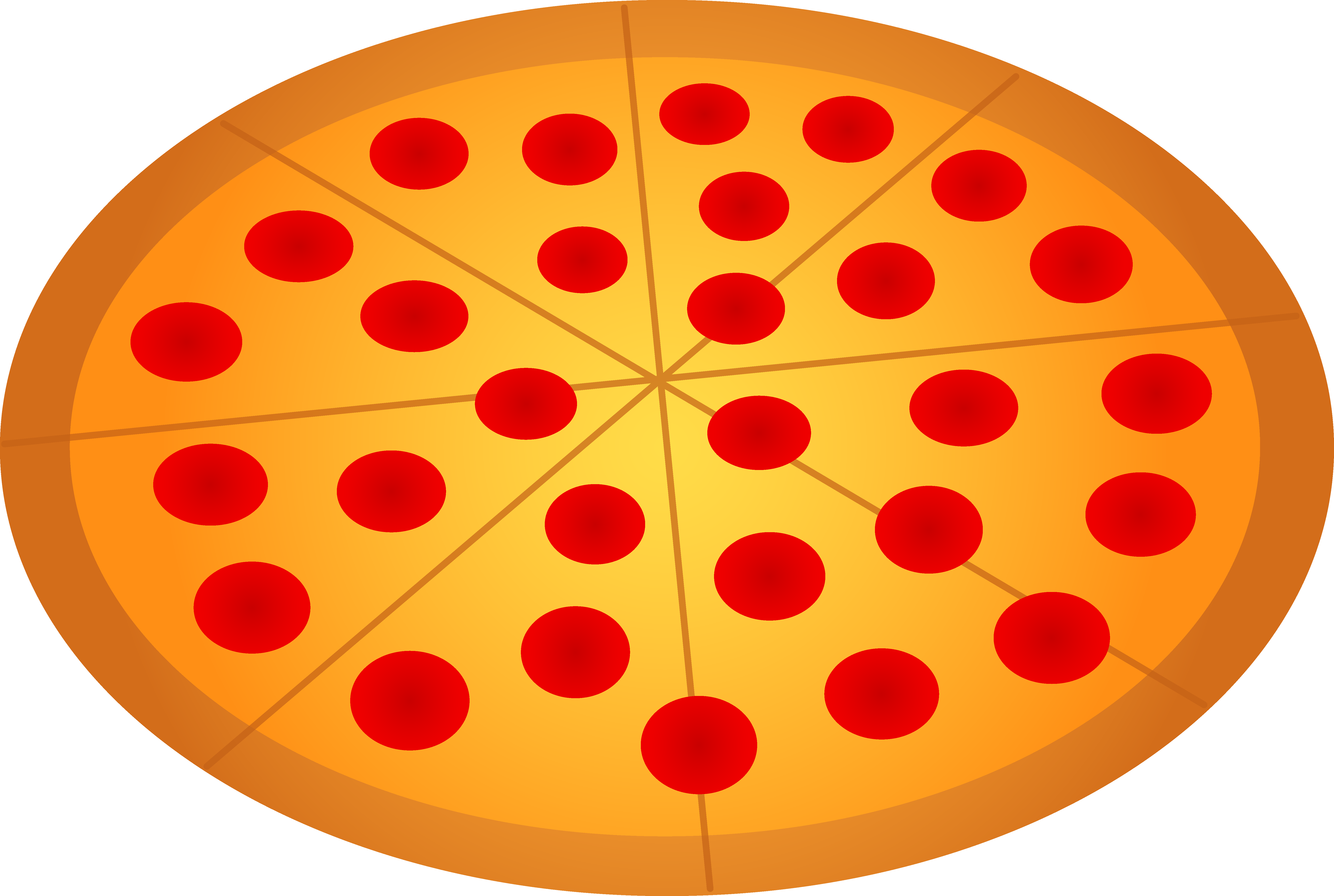 pepperoni pizza cartoon