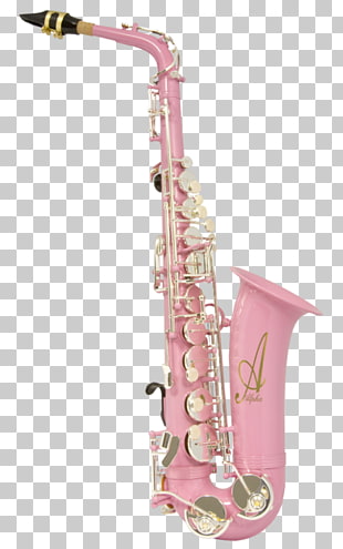 pink saxophone cliparts