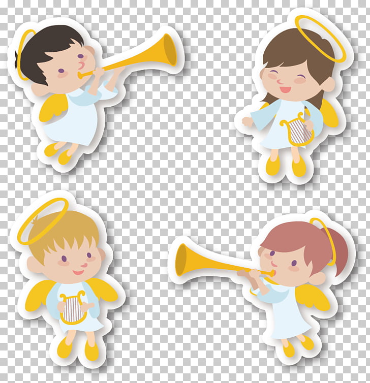 musical angel cliparts