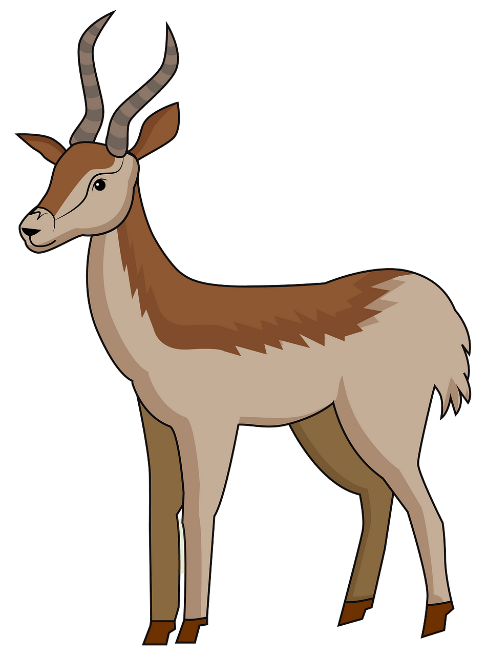 Add A Touch Of Nature To Your Designs With Antelope Clipart