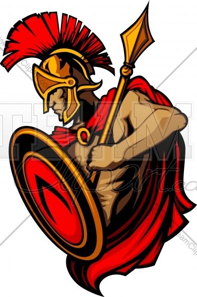 trojan warrior clipart