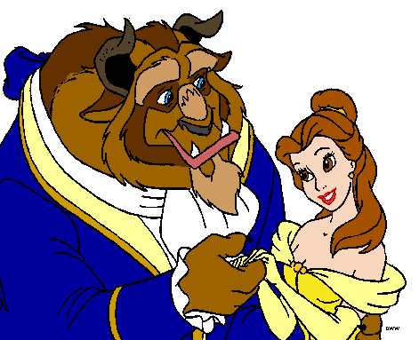 beauty and the beast clip art - Clip Art Library