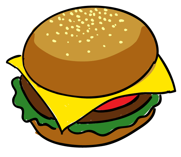 hamburger cliparts draw