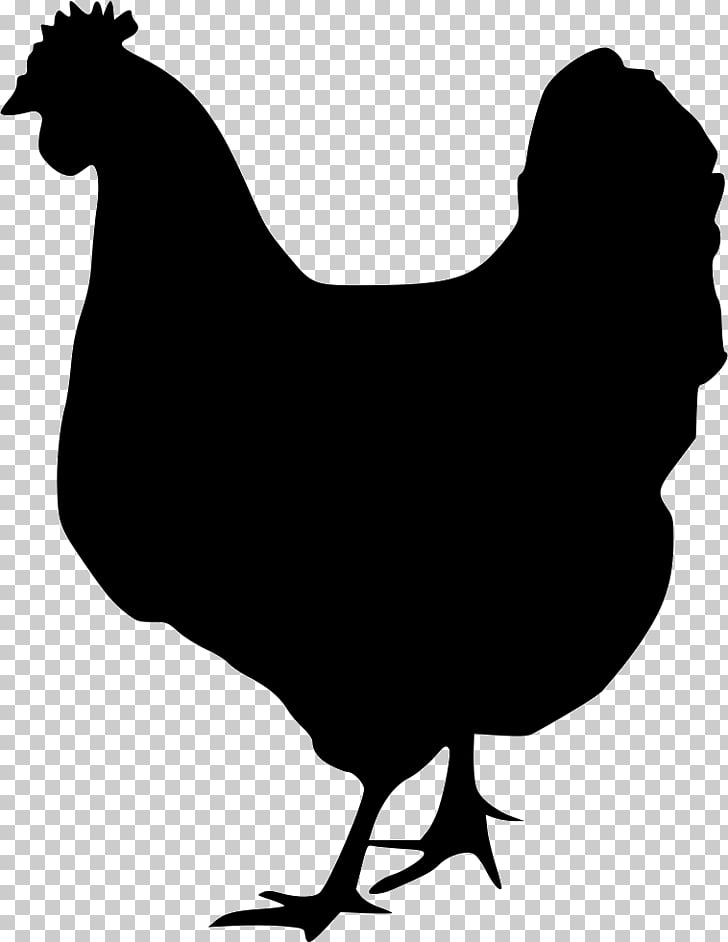 poultry silhouette cliparts