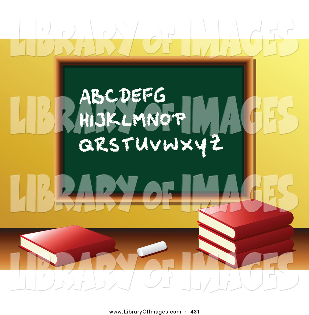chalkboard book cliparts