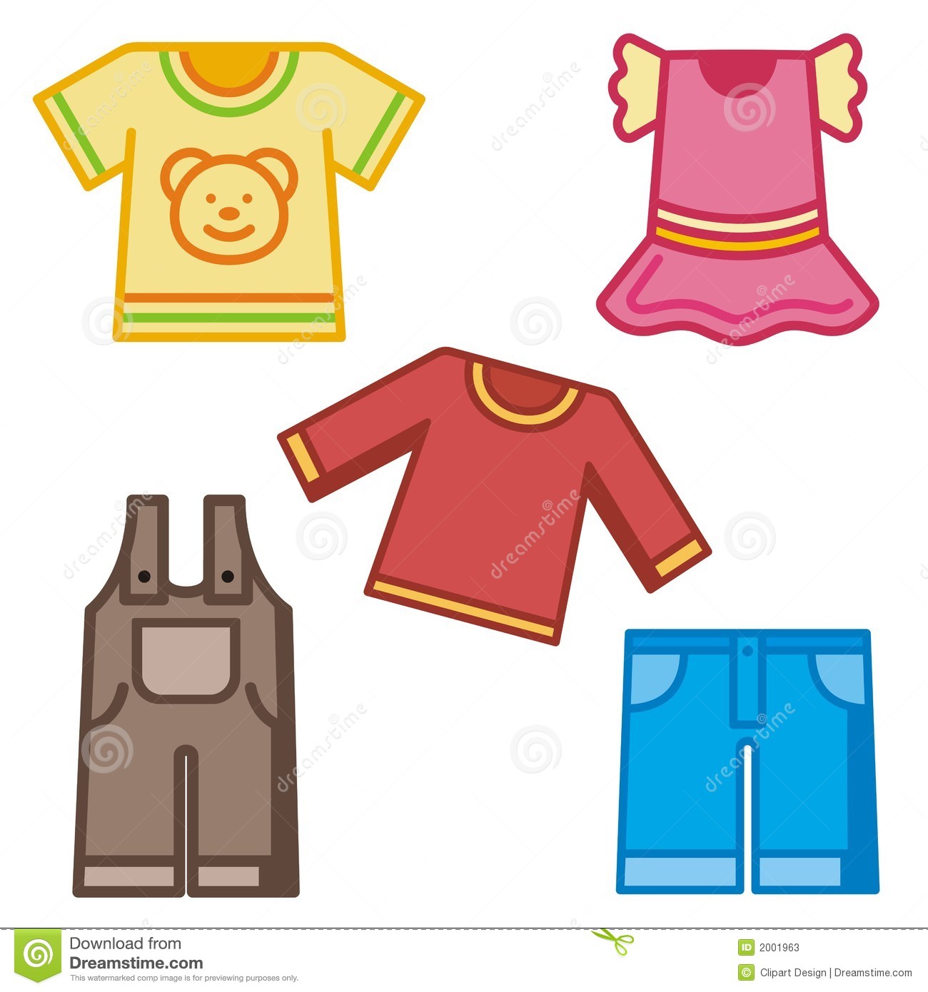 Силуэты детей цветные одежды
