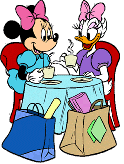 disney cliparts shopping