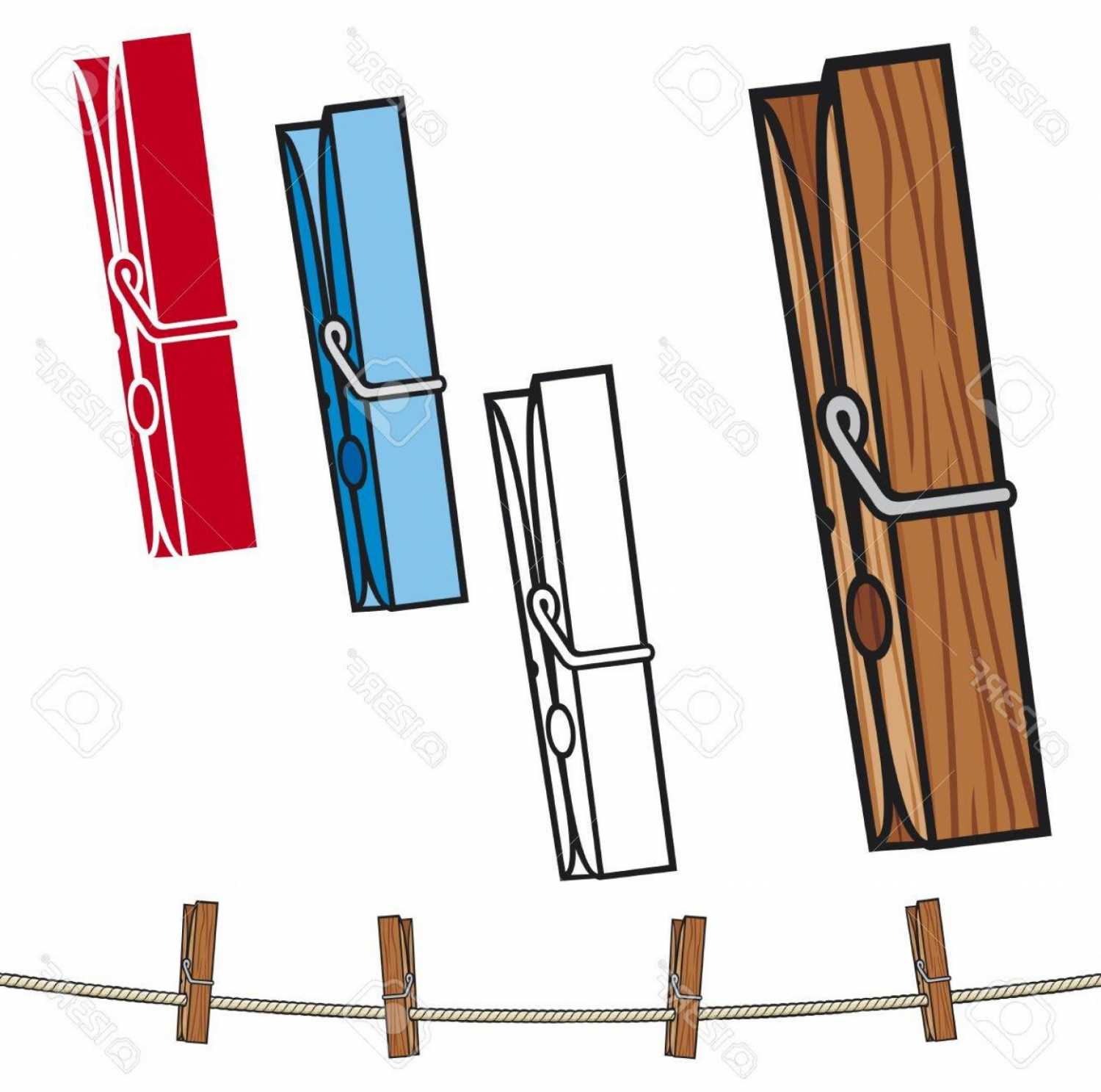 Free Clothes Pin Clipart