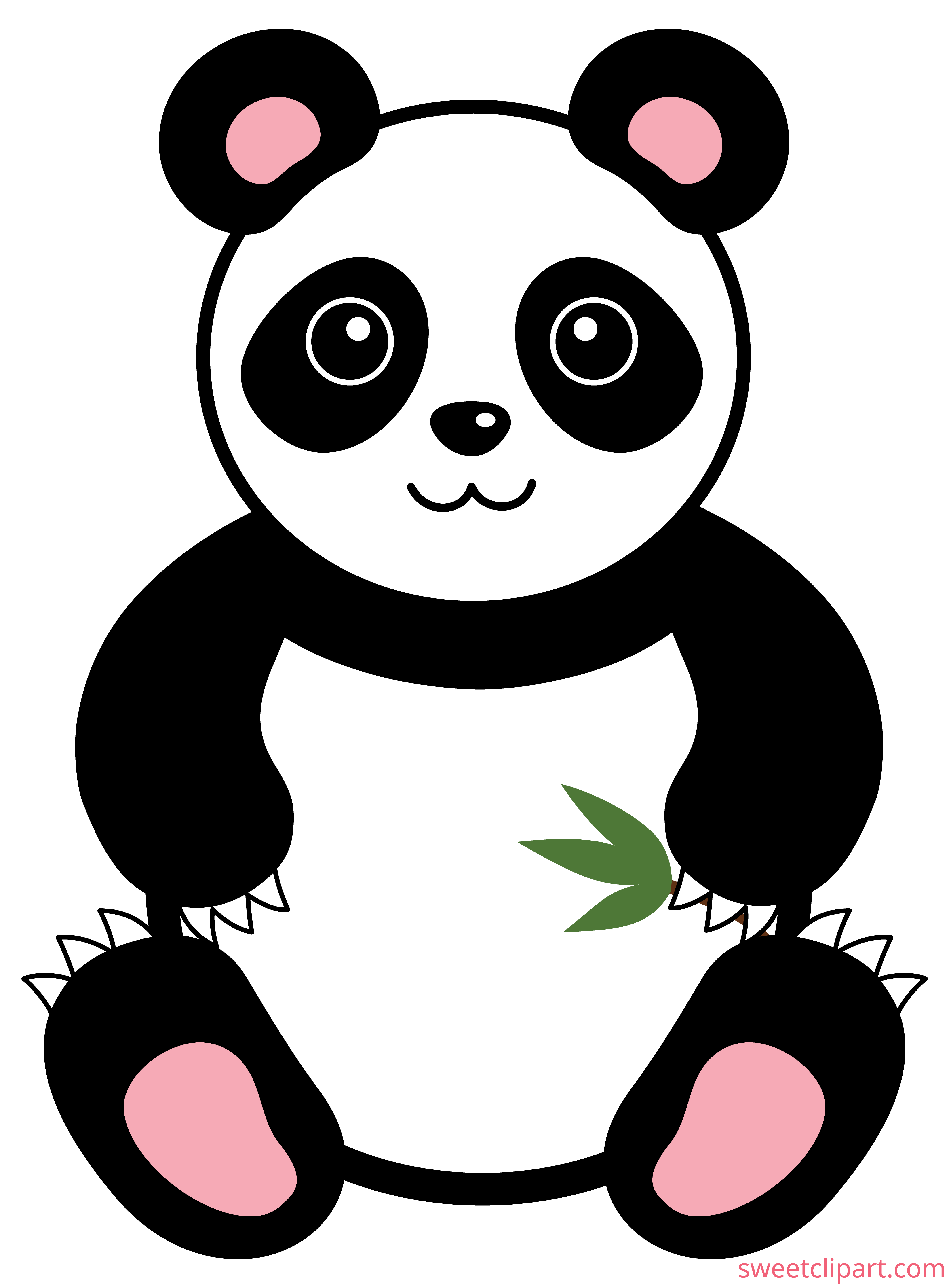 Panda Clipart Cute Panda Clip Art Panda Clipart And Digital Etsy Italia ...