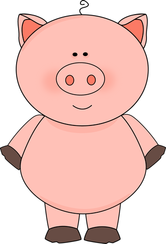 pretty pig cliparts