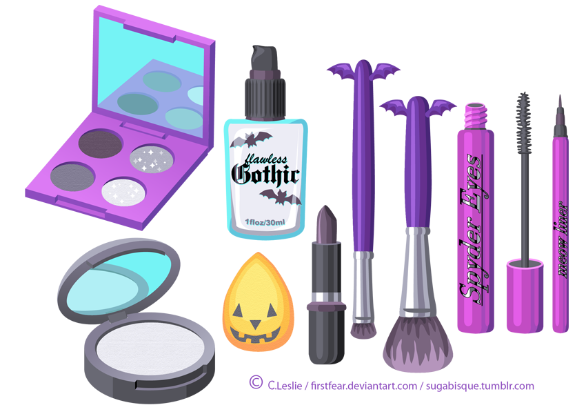 cliparts halloween makeup
