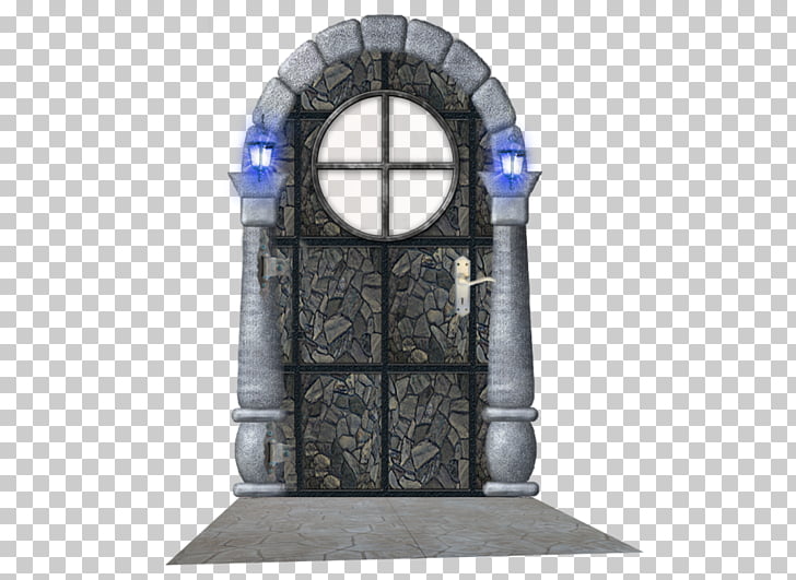 Door , Blue Stone Gate PNG clipart | free cliparts 