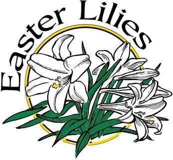 clip art easter lilies - Clip Art Library