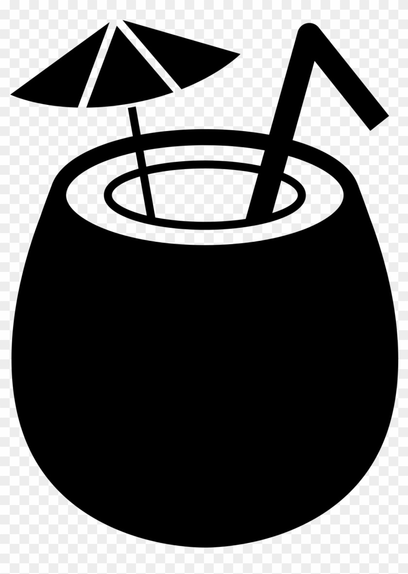 coconut cliparts black
