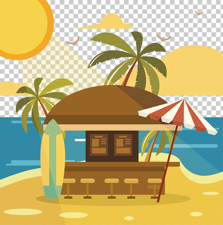 Beach Bar Clipart | Colorful and Fun Designs for Your Beach-Themed Projects