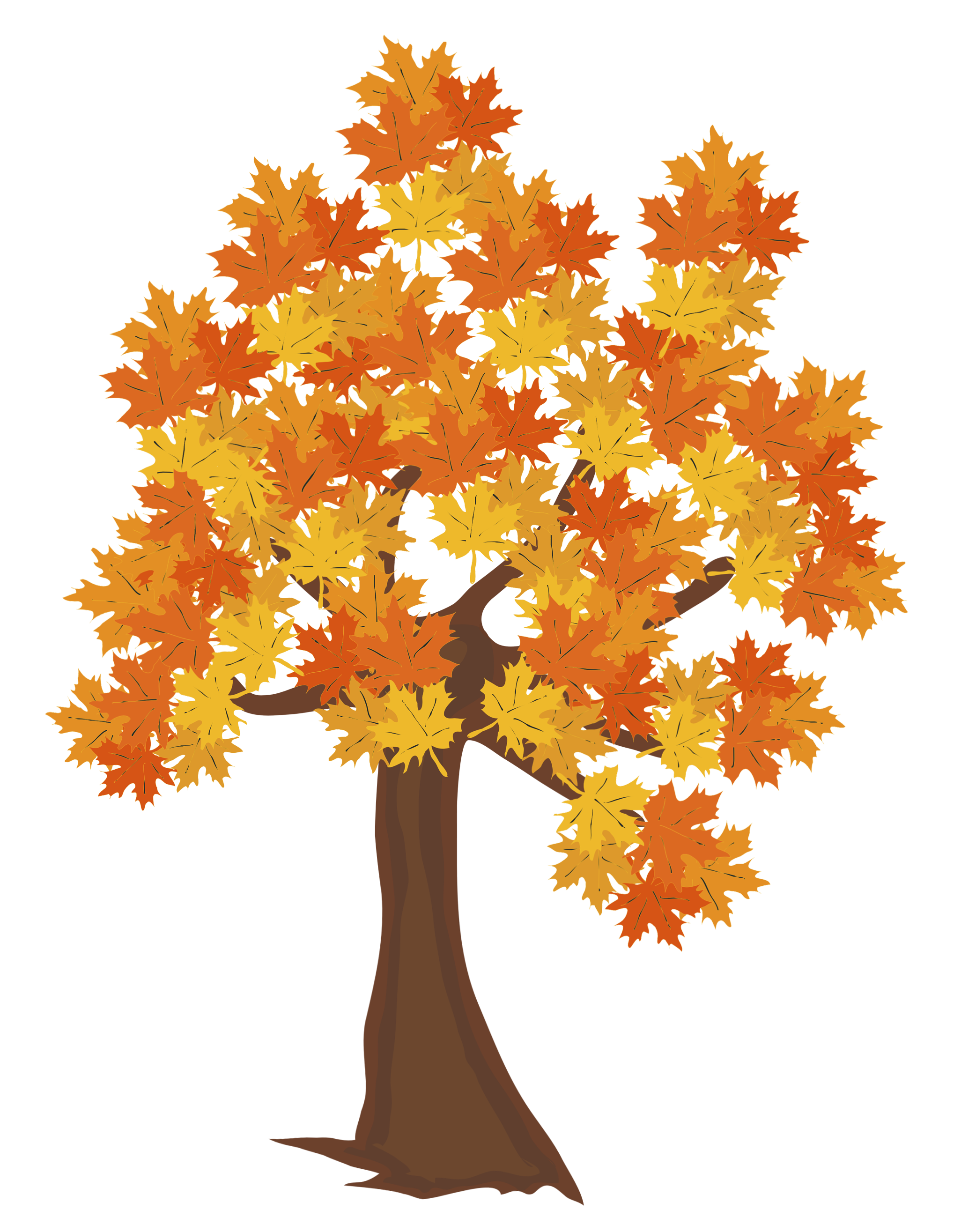 autumn tree clip art free