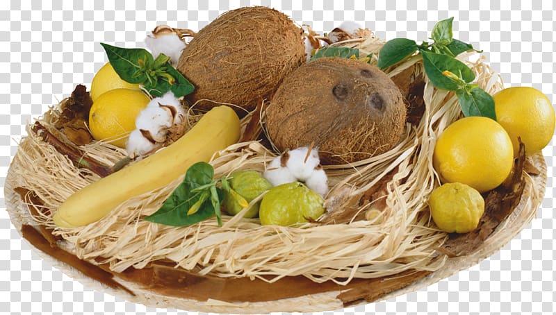 banana coconut cliparts