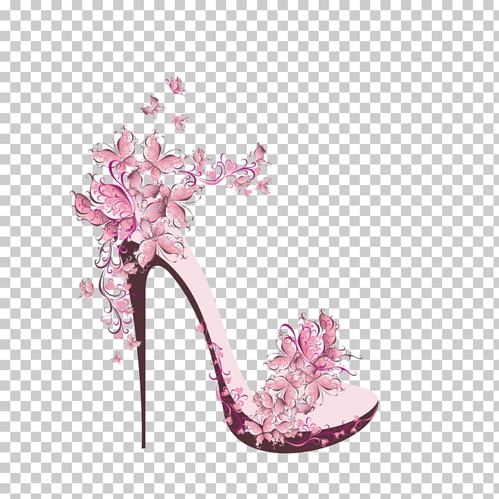 pink stiletto cliparts