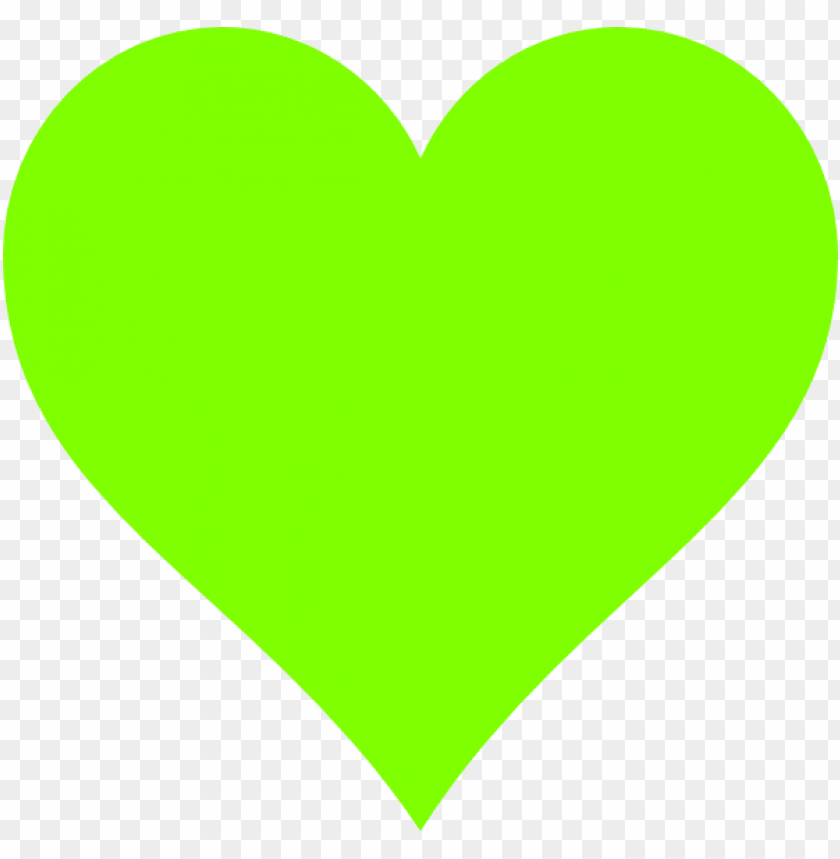green heart clip art