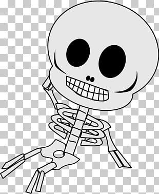 cartoon skeleton cliparts