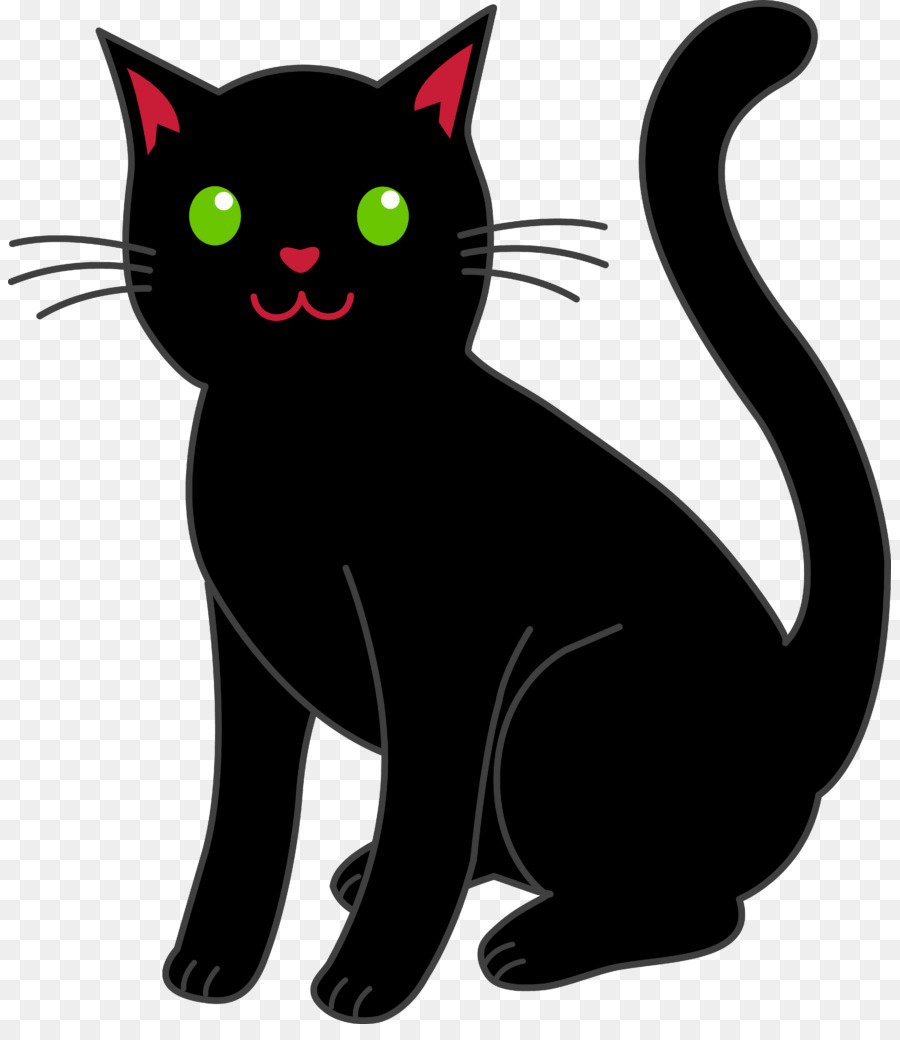black cat clip art