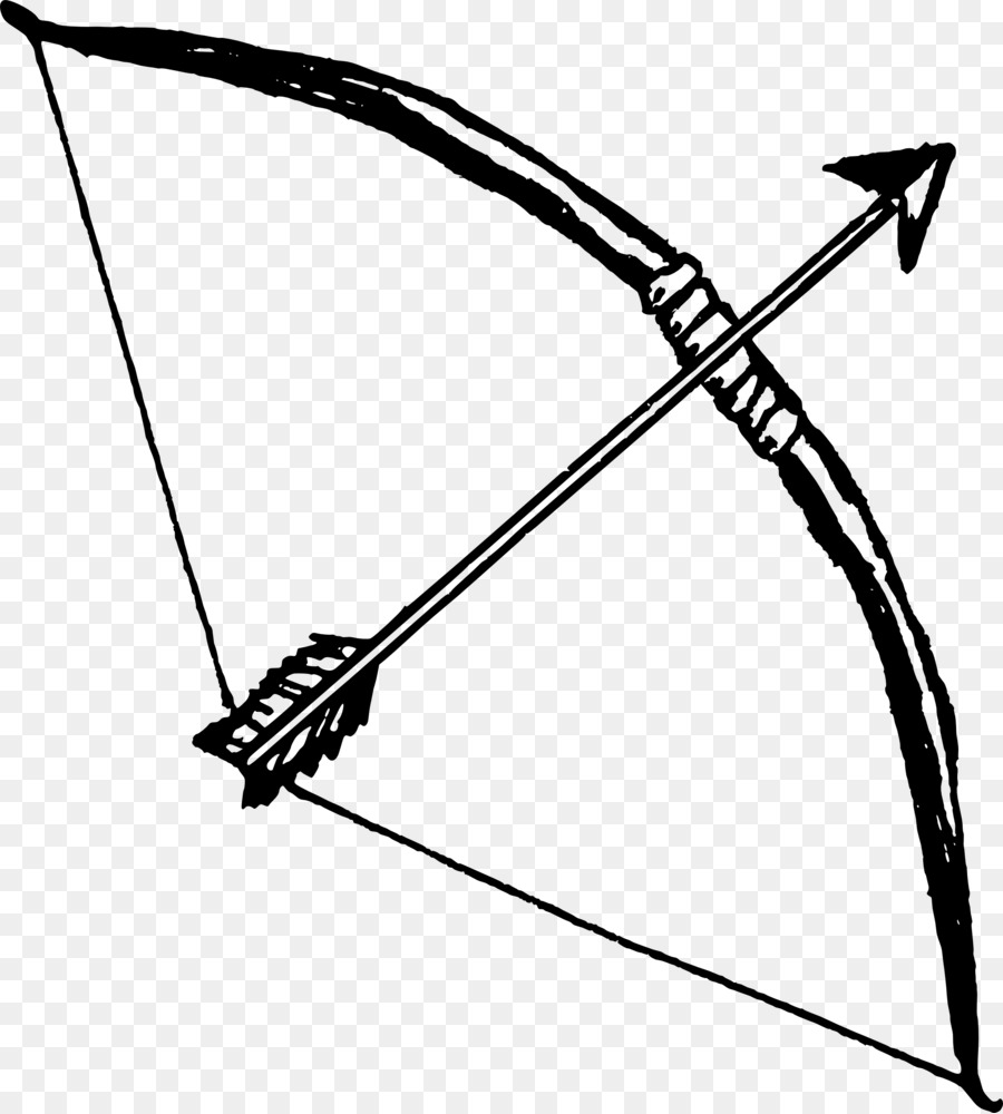 bow arrow drawing