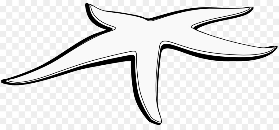 starfish line cliparts