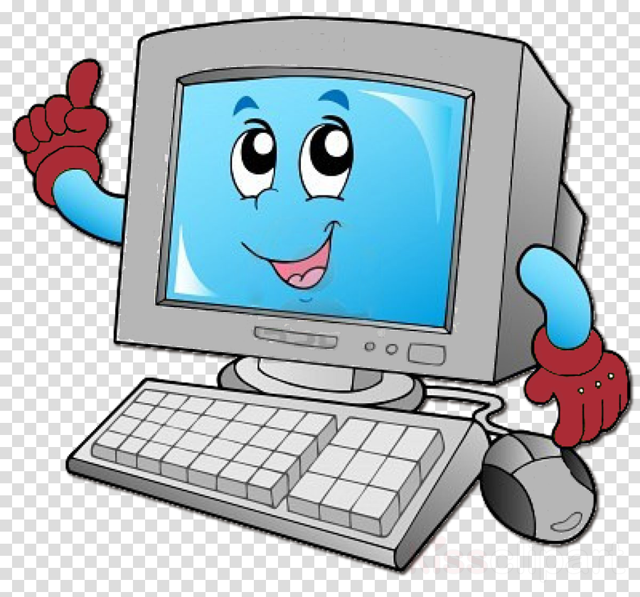 cartoon computer clipart