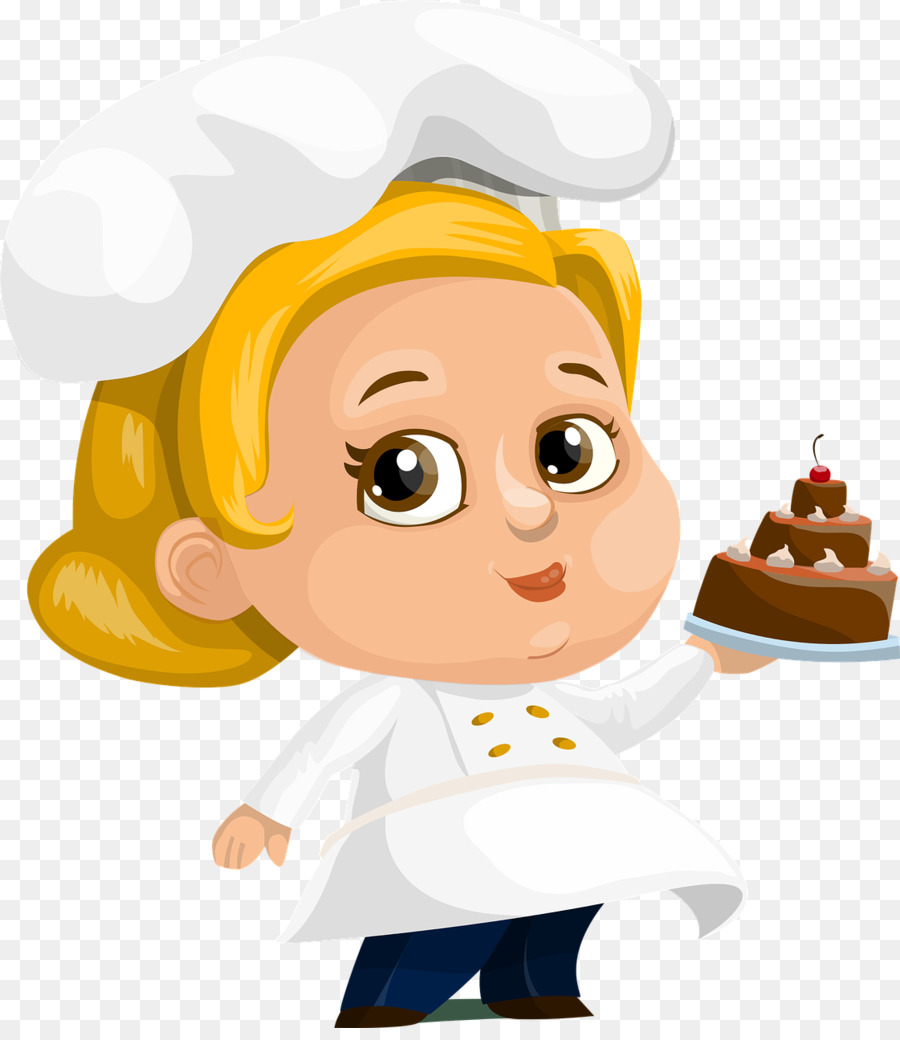 Cake Chef Cartoon