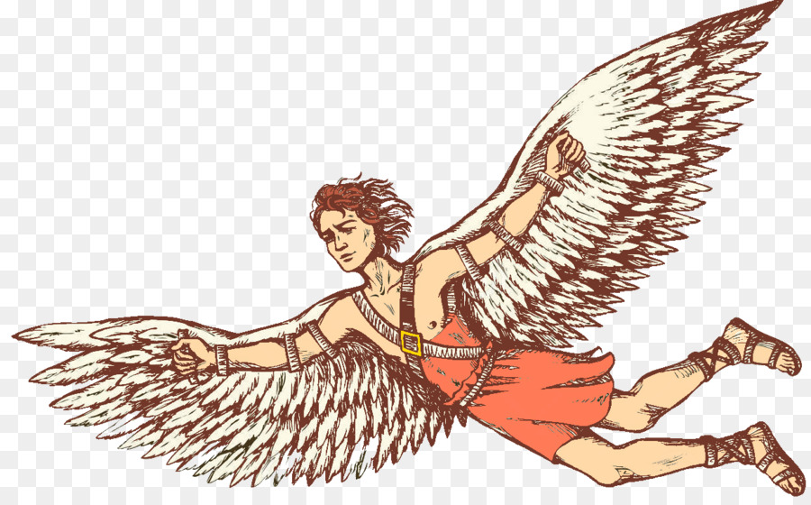 Icarus Falling Clipart