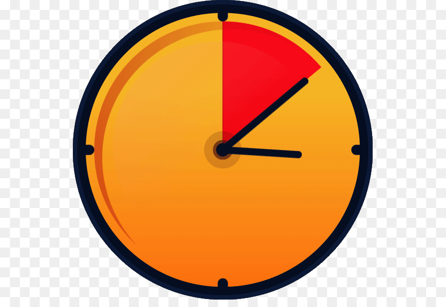 orange clock cliparts