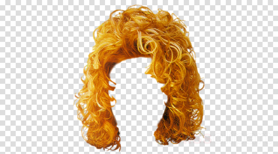 yellow wig cliparts