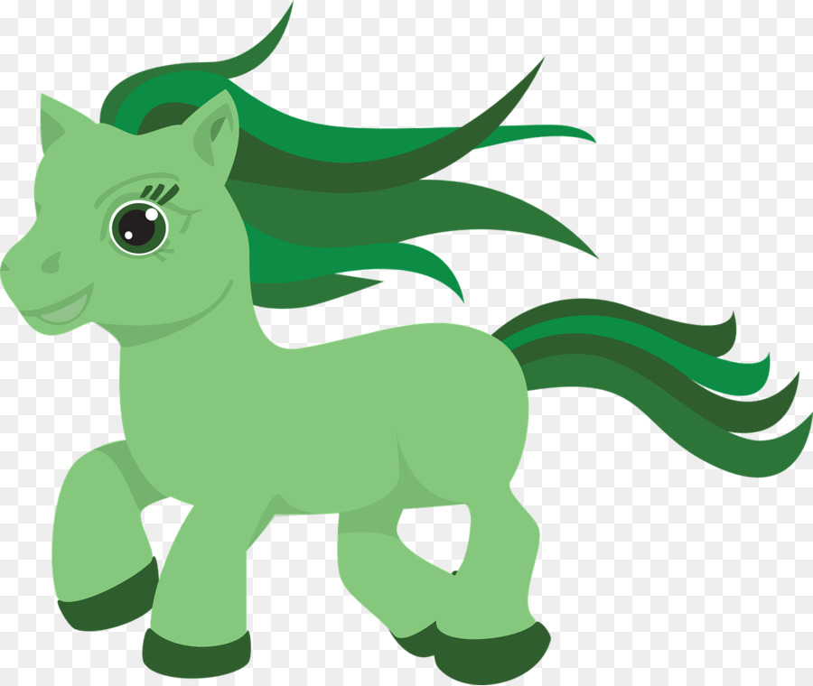 green horse cliparts