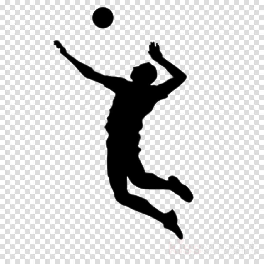 volleyball player silhouette png - Clip Art Library