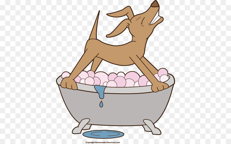 dog washing cliparts