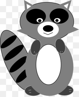pink raccoon cliparts