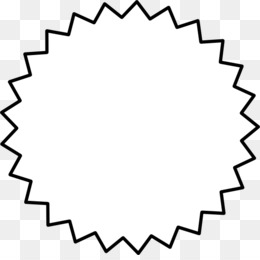 starburst shape cliparts