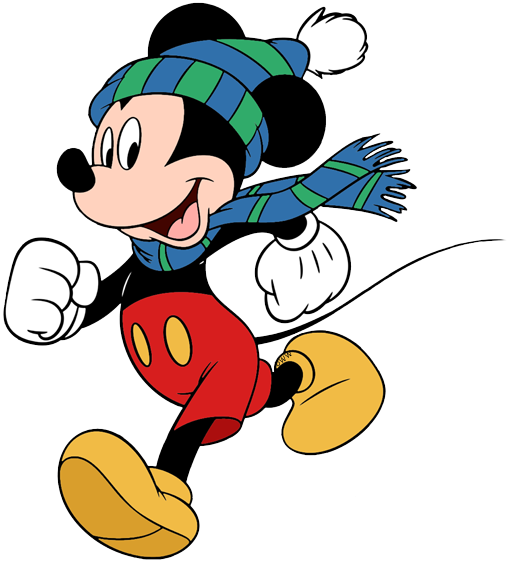 mickey mouse winter clipart - Clip Art Library