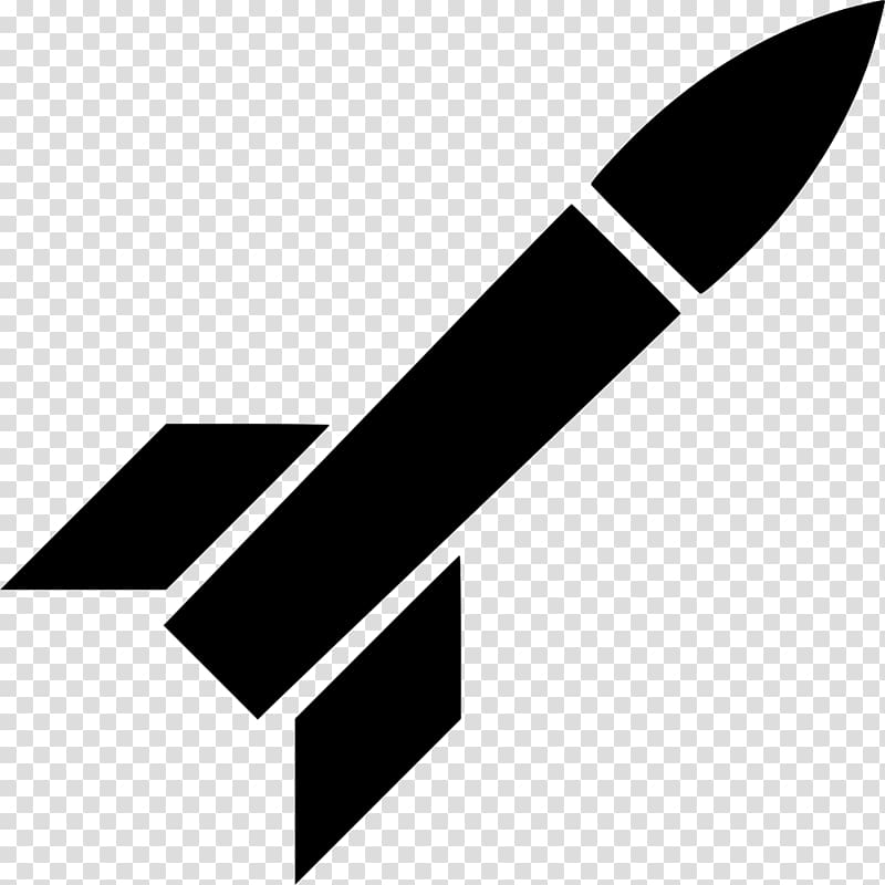 missile clip art black and white