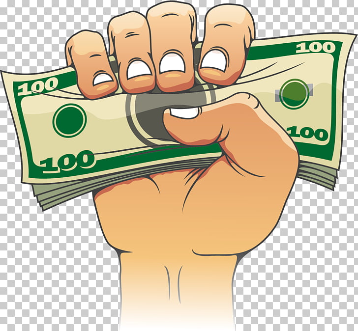 Hand Giving Money Clipart