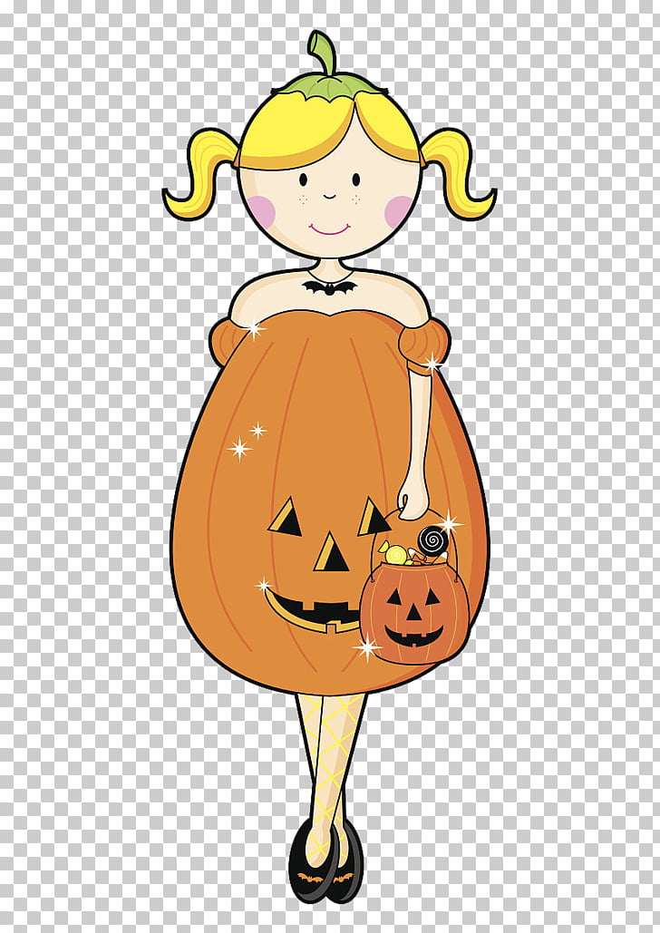 pumpkin girl cliparts