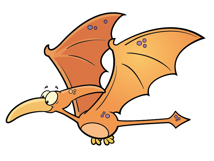 Cartoon Pterodactyl - Openclipart