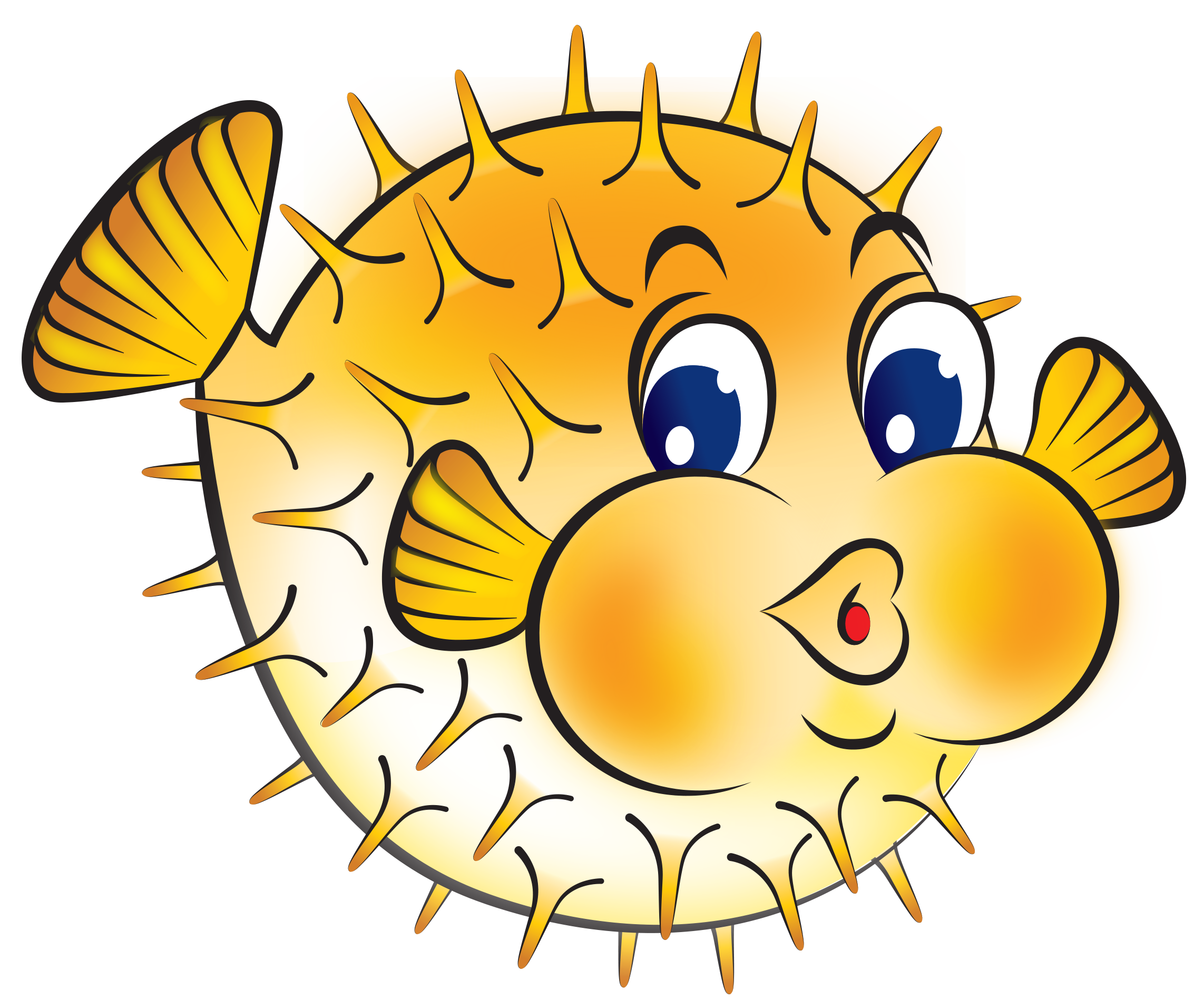 Porcupine Fish Clipart Png