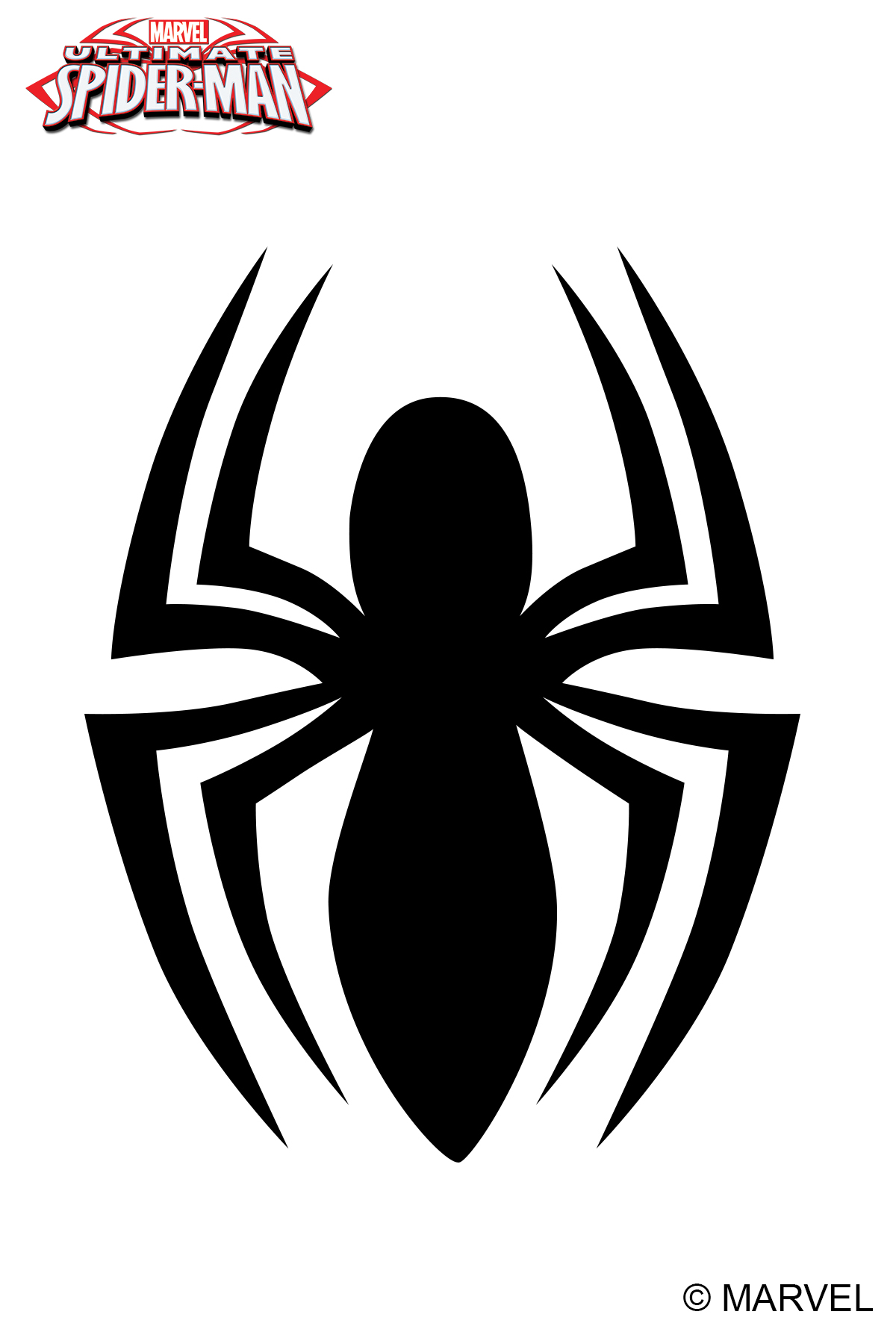 Символ человека паука Марвел